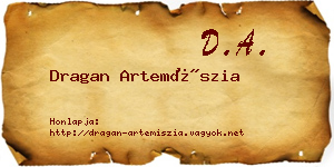 Dragan Artemíszia névjegykártya